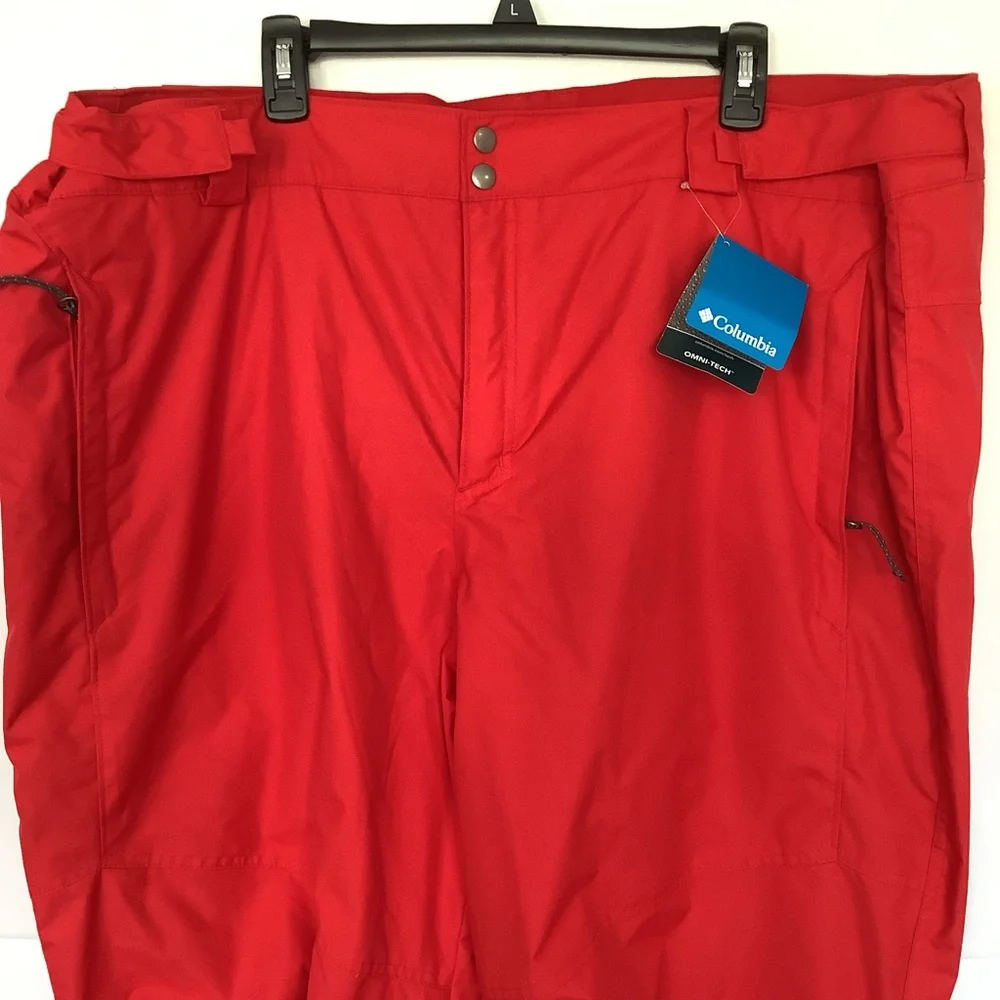 Columbia Men's Bugaboo IV Pant, Mountain Red sz 3X Big‎ BNWT